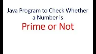 Check Whether a Number is Prime or Not- Hindi