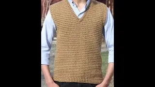 How to Crochet Gents Sweater/Men Sweater easy pattern (PART-1)