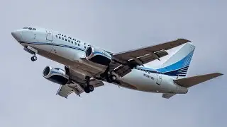 Sierra Pacific Airlines Boeing 737 on final