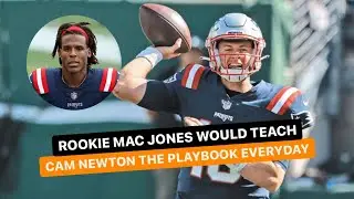 Patriots quaterback Mac Jones credits his girlfriend for helping him learn his NFL playbook.
