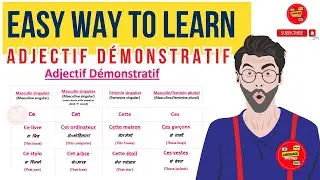 😎 Quick and Easy Way to Learn French Demonstrative Adjectives 😮 ||Tricks to Learn French in Hindi