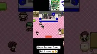 Center pokemon with 2gen sprites 🔥🔥 Hoenn Demake Project #demake #hoenn #gba #pokemon #romhack