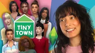 Trying Deligracy's Sims 4 TINY TOWN Challenge 🏠