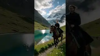 Epic Horse Ride Through the Clouds | Switzerland Adventure in 4K
