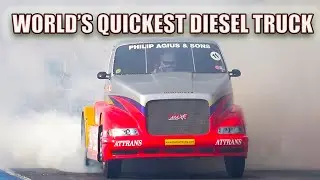 THE WORLD'S QUICKEST DIESEL TRUCK - 1/4 MILE 10.35 at 132mph