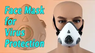 Smart Electric Anti Fog Face Mask for virus protection!