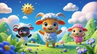 Baba Black Sheep 🐑 & Pink Sheep 🩷 Funny Adventures for Kids 😂✨