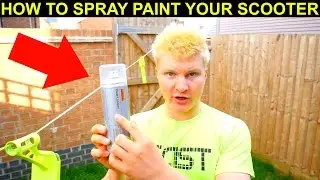 HOW TO SPRAY PAINT YOUR SCOOTER !!! BEST TUTORIAL 2016 !!!