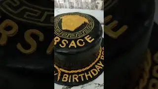 Versace Theme Cake 🎂😍#ytshort #short #shorts #viral #viralvideo #trendingshorts #versace