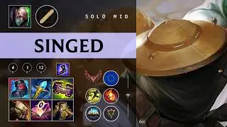 Singed Mid vs Ahri - EUW Grandmaster Patch 26.03