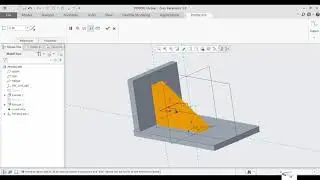 Draft , Rib Option in Creo Parametric