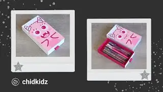 Sweetest Pinky Monster Pencil Case Cardboard [ 3 Minute Craft ]