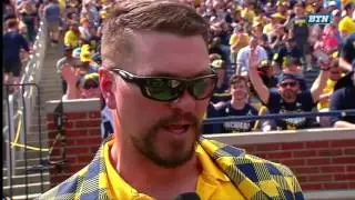 Jon Jansen Interview - Michigan Spring Football