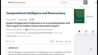 Predicting Student Engagement with Machine Learning | E-Learning Research Study