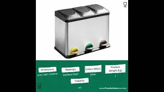 Recycle Pedal Bin I Top Best Kitchen Bin I Best Smart Trash Cans in Pakistan #shorts
