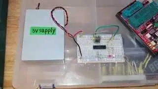 2 LED Flasher using PIC16F627,LED1= 3S LED2=0.5S