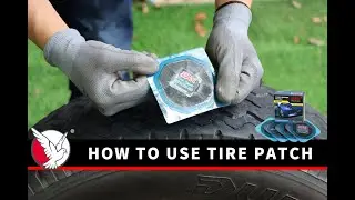 How to repair a Tire with Tire Patch ｜Quick to Fix a Hole Properly