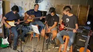 Knockin' on Heaven's Door (B.Dylan) Franco/JoaquIn/Santiago/Sandro - AC&Uacute;STICOS...Music Club Santa Fe