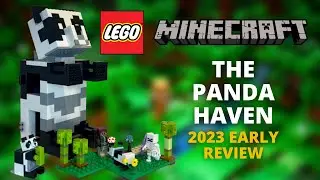 2023 The Panda Haven: EARLY LEGO Minecraft Review!