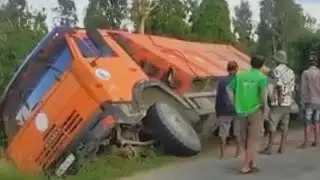 KAMAZ truck won't lift up