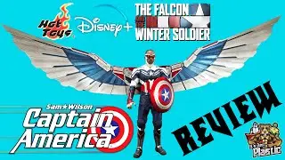 Hot Toys Marvel Disney+ Falcon and Winter Soldier Sam Wilson Captain America Opening / Figure Review