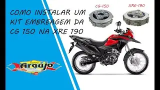 Como instalar Embreagem da 150 na XRE190, BROS 160, FAN160 por Flaviano Araújo