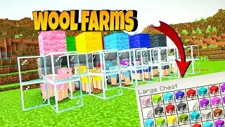 The EASIEST Wool Farm In Minecraft 1.21! (Tutorial)
