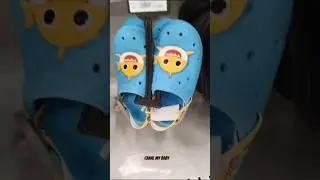 🌊 Baby Shark Crocs 🌊🦈 #shorts #shark #crocs #yearofyou #tubar&atilde;o #yshorts #fypシ゚ #fy