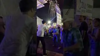 kaijazz.com My Son Kai dancing to Chancy Williams  with Flint Rasmussen, world-famous #rodeo