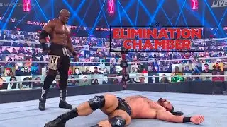 Bobby Lashley Attacks And Destroys Drew McIntyre WWE Elimination Chamber 2021 Highlights
