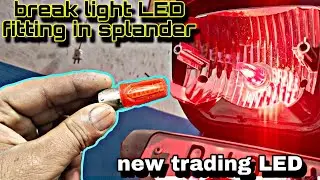 Splander backlight led modification #led #splendormodified #backlights #splander 