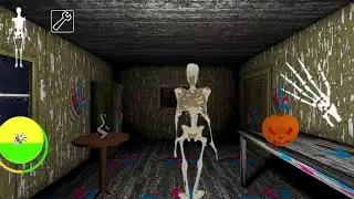 PLAYING AS SKELETON IN GRANNY CHAPTER 1 |GRANNY BIRTHDAY MOD ESCAPE 