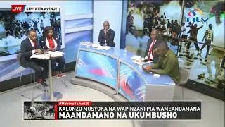 Protesters attack a female police officer in Nairobi CBD #MakovuYaJuni25
