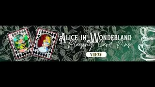 Alice in Wonderland Card Collection Part 1- Artland/Pulse Gallery Disney Pins