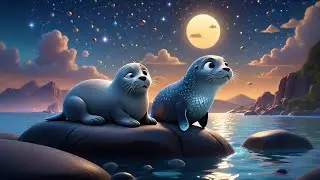 🌙 The Sleepy Seal&rsquo;s Moonlit Lullaby Song | ABC Fun for Kids | MomoMello & MerryMilo