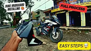 Duke mudguard install in R15v3/R15m 🤯 | modified | R15v3