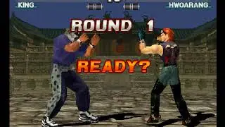Tekken 3 ( PS1 ) - King - Arcade Mode - Original Music ( June 11, 2018 )
