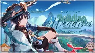 Building Wanderer! ║Genshin Cozy║Yumna║#cozygameplay #genshin #wanderer #cozy