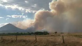 Timelapse shows growth of North Spring Fire