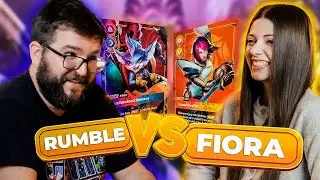 LA PRIMERA PARTIDA DE IRENEWAWR | Rumble vs Fiora | #riftbound con  @IreneRAWRTCG ep. 6