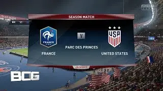 FIFA 19 France vs United States 2019 Women's World Cup France DLC(Online Seasons Match)