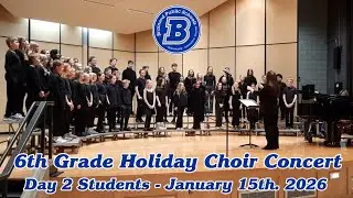 Meghan's 6th Grade Holiday Choir Concert - 01.15.26