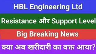 HBL Share Today News, HBL engineering limited today news, HBL share price target technical analysis