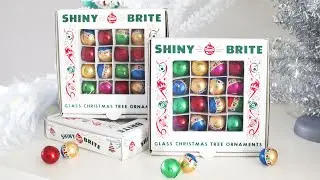 Mini Shiny Brite Ornament Boxes filled with Chocolates
