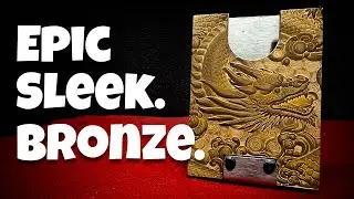 Machining an EPIC Low Profile Bronze & Steel Wallet