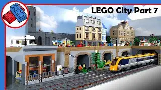 Building a LEGO City Part 7 - Bell Tower and Industrial Garage Building