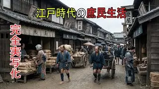 【AI実写化】江戸時代の庶民はどんな仕事をし、どのように暮らしていたのか？