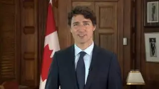 Prime Minister Justin Trudeau wishes Canada's senior women's team good luck at WRWC 2017