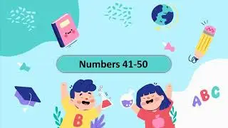 Ch 40 | Brillio Books | Math Level | B | Numbers 41-50 |  For children