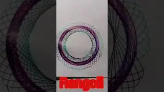 Magic #Ruler #Small #rangoli🤔 #big #wisdom #video #drawing😭 #viral #shorts #2024&hearts;️&hearts;️